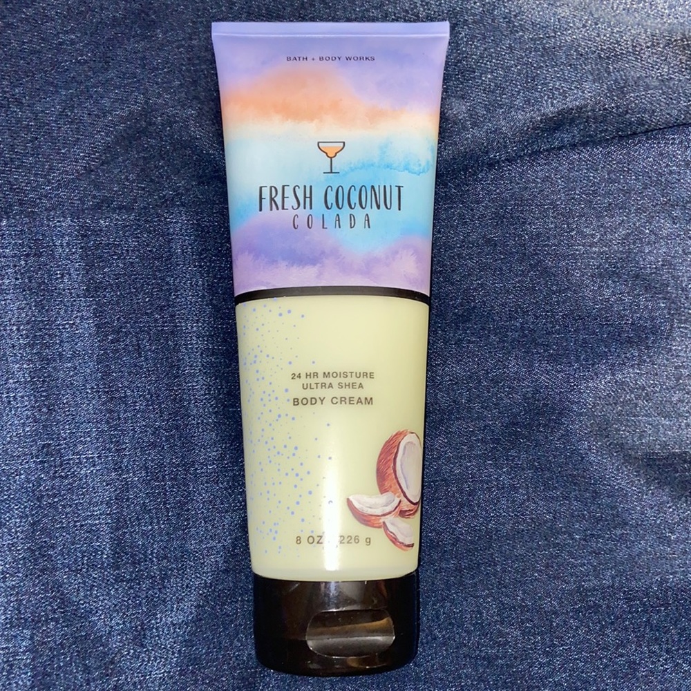 Bath & Body Works fresh coconut colada body cream